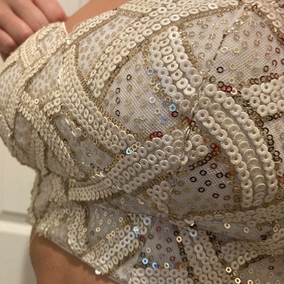 Ark & Co. Sequin matching skirt set - Picture 4 of 9